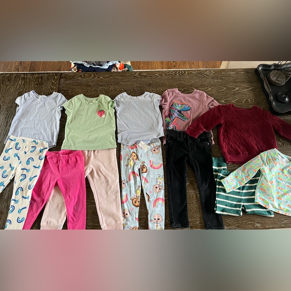 3T girls clothes matching set summer outfits